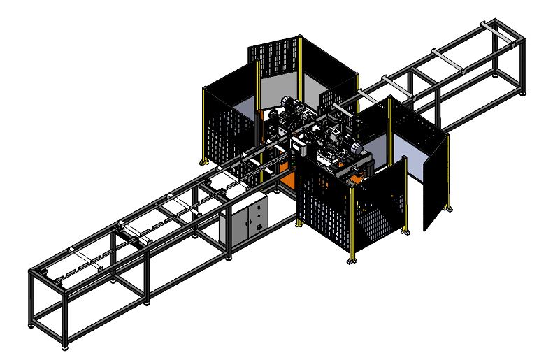 SemiAutomatic ladder production machine MecProf Industrial Ladder